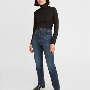 Levi's high waisted 70’s slim straight fit